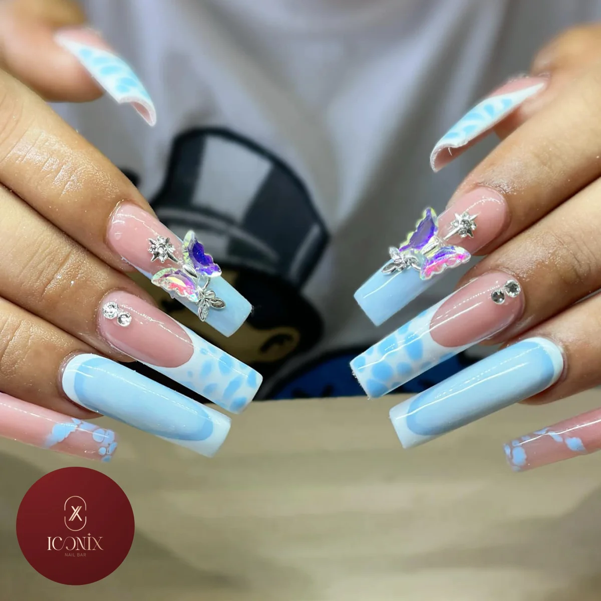 Detailed nail salon finish from Iconix Nail Bar in Copperfield